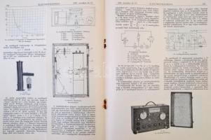 1920-1940 5 db elektrotechnikai folyóirat