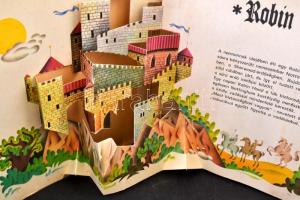 2 db régi kihajthatós mesekönyv: Robin Hood, Hófehérke