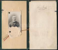 1906-1909 Kolozsvár, Magyar Királyi Ferenc József Tudományegyetem leckekönyve, joghallgató részére, ...