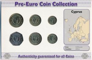 Ciprus 2004. 1c - 50c (6xklf) forgalmi szett "Málta utolsó nemzeti pénzei" T:1-
Cyprus 20...