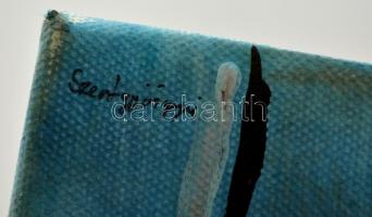 Szentgyörgyi jelzéssel: Kompozíció. Olaj, vászon, 30×24 cm