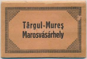 cca 1930 Marosvásárhely, leporelló füzet 19 db városképpel, 14x9 cm / Targu Mures, leporello booklet with 19 pages