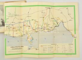 Dornyai Béla - Zákonyi Ferenc: Balatonfelvidék útikalauz. Bp., 1955, Sport. Térképmellékletekkel. Pa...