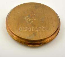 Réz púdertartó, d: 8 cm