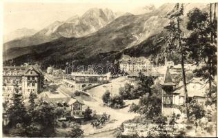 Ótátrafüred, Stary Smokovec, Alt-Schmecks; grafikai látkép / graphic general view