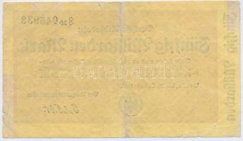 Németország / Weimari Köztársaság / Birodalmi vasút 1923. 50.000.000.000M berlini szükségpénz T:III-...