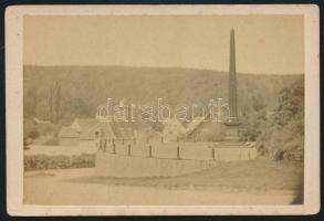 1865 Magdesprung, Németország, keményhátú fotó, 6x9 cm / Magdesprung, Germany, vintage photo, 6x9 cm