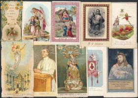 25 db Régi szentkép,  közte lito és egy csipkés.