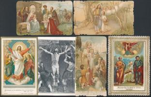 25 db Régi szentkép,  közte lito és egy csipkés