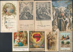 25 db Régi szentkép, közte lito, és egy csipkés.