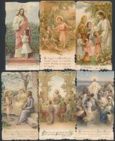 24 db Régi szentkép, közte lito