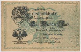 Németország / Berlin DN Birodalmi bankjegy mintájára készült reklám H. Meysel luxus papírkereskedéséről T:III Germany / Berlin ND Advertisement about the luxury paper shop of H. Meysel, in imitation of an Empire banknote C:F