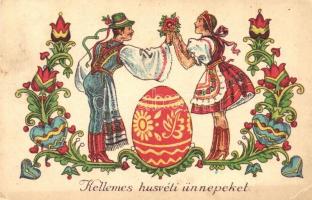 35 db RÉGI üdvözlőlap (Karácsony, Húsvét, Újév), néhány litho / 35 pre-1945 greeting cards (Christmas, Easter, New Year), some litho