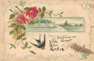 35 db RÉGI üdvözlőlap (Karácsony, Húsvét, Újév), néhány litho / 35 pre-1945 greeting cards (Christma...