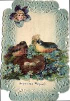 35 db RÉGI üdvözlőlap (Karácsony, Húsvét, Újév), néhány litho / 35 pre-1945 greeting cards (Christma...