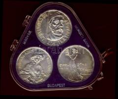 1977. 200Ft Ag 3klf db "Festők II. Mányoki, Rippl-Rónai, Csontváry" sor T:BU eredeti plomb...