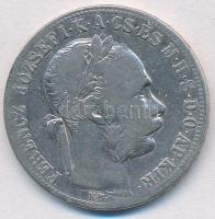 1886KB 1Ft Ag "Ferenc József / Barokk címer" T:3  Hungary 1886KB 1 Forint Ag "Franz Joseph" C:F Unger III.: 1466, Huszár: 2141., Adamo M15