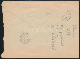 1946 Gedényi Mihály(1908-1988) író, irodalomtörténésznek címzett boríték