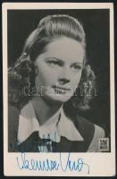 Szemere Vera (1923-1995) színésznő aláírása fotólapon