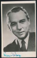 Tímár József (1902-1960) színész aláírása az őt ábrázoló fotólapon