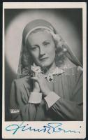 Simor Erzsi (1913-1977) színésznő aláírása fotólapon