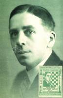 8 db MODERN belga sakk képeslap, sorozat / 8 MODERN Belgian chess postcards, serie