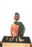 8 db MODERN erotikus sakk képeslap levelezési sakkhoz / 8 MODERN erotic chess postcards for correspo...