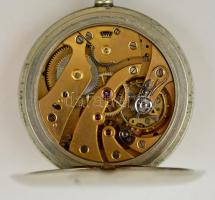 Chronometer Schönwald jelzett számlapú zsebóra, működő szerkezettel, repedt számlappal és egy lejáró...