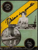 cca 1930 Dáma és gavallér. Athenaeum Füzetek 7-8. szám. Bp., é.n., Athenaeum, 24 p. Papírkötés, kissé foltos hátsó borítóval.