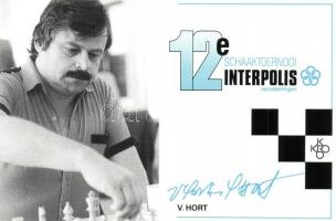 9 db MODERN sakk képeslap a 12. Interpolis versenyről / 9 MODERN chess postcards from the 12th Inter...