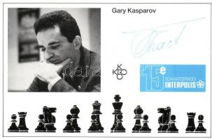 9 db MODERN sakk képeslap a 15. Interpolis versenyről / 9 MODERN chess postcards from the 15th Interpolis tournament
