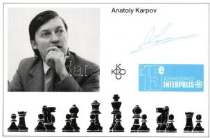 9 db MODERN sakk képeslap a 15. Interpolis versenyről / 9 MODERN chess postcards from the 15th Inter...