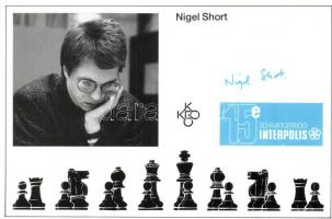 9 db MODERN sakk képeslap a 15. Interpolis versenyről / 9 MODERN chess postcards from the 15th Inter...