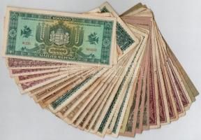 30db-os vegyes magyar pengő bankjegy tétel T:III,III-