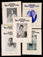 1929-1936 Magyar Uriasszonyok Lapja, 8 db. )VI. évf. 3.,5.,6.,8.,10.,11.,12.,XIII. évf. 10. számok), változó állapotban.