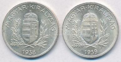 1938. 1P Ag + 1939. 1P Ag T:1-,2