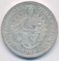 1929. 2P Ag "Madonna" T:2-,3 Adamo P7