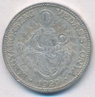 1929. 2P Ag "Madonna" T:2-,3 Adamo P7