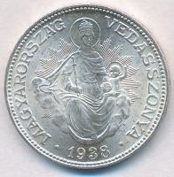 1938. 2P Ag "Madonna" T:1- Adamo P7