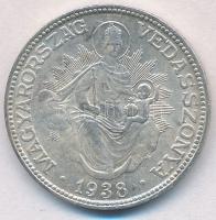 1938. 2P Ag "Madonna" T:2 Adamo P7