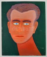 Zámbó jelzéssel: Férfi portré, olaj, farost, 50×40 cm