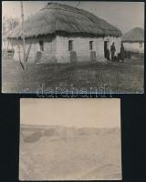 cca 1910-1940 Vegyes katonai fotó tétel, 5 db (4 db fotólap, 1 db fotó, egy hátoldalon feliratozva, ...