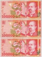 Románia 1945-1998. 20L-100.000L 7db-os vegyes bankjegy tétel T:III
Romania 1945-1998. 20 Lei - 100....