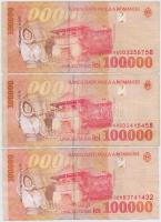 Románia 1945-1998. 20L-100.000L 7db-os vegyes bankjegy tétel T:III
Romania 1945-1998. 20 Lei - 100....