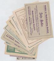 Ausztria 1920. 10-50h (9xklf) utalvány és szükségpénz, közte Eferding, Peuerbach és Pizenberg T:I-II...