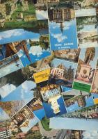 14db Román és szerbiai magyar városok, MArosvásárhely, Gyöngyfalva, Kolozsvár, Szuászrégen, Herkulesfürdő, Szárhegy, Újvidék stb.