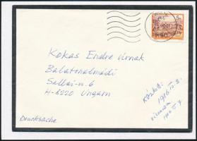 1986 Cziráki és dénesfai gróf Cziráki Béla, egykori ludovikás tiszt halálozási értesítője, német nye...