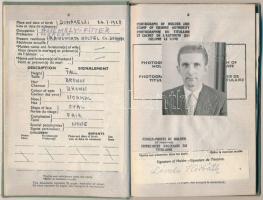 1959 Magyar menekült számára kiállított angol utazási dokumentum / travel document