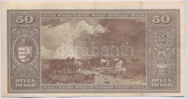 1945. 50P enyhén elcsúszott nyomat T:III