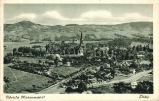 Budapest II. Máriaremete - 4 db RÉGI városképes lap / 4 pre-1945 town-view postcards